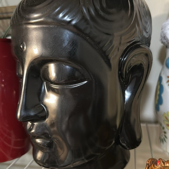 Black Buddha Head - Picture 3 of 3